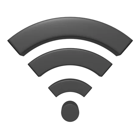 Sinal wi-fi  3D Icon