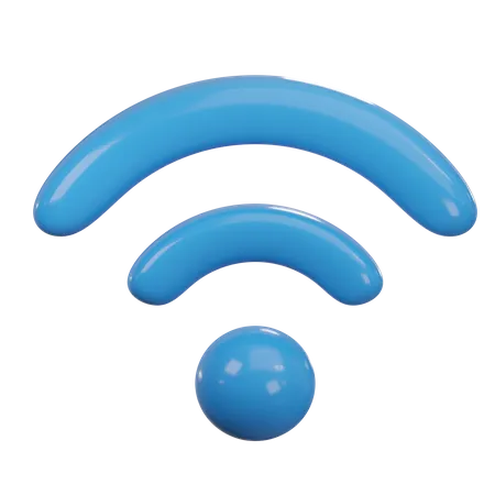 Sinal wi-fi  3D Icon