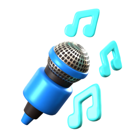 Sing  3D Icon