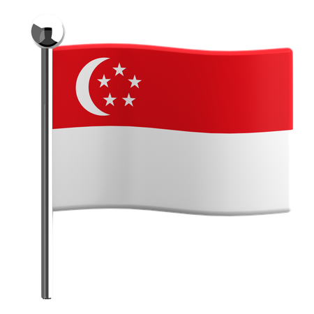 Singapore  3D Icon