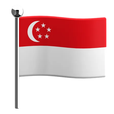 Singapore  3D Icon