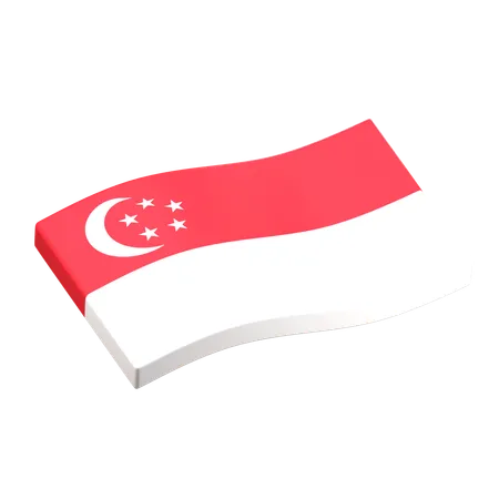 Singapore  3D Icon