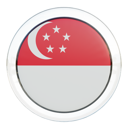 Singapore Flag  3D Icon