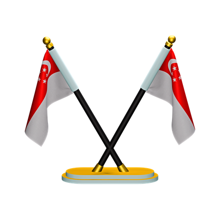 Singapore Flag  3D Icon