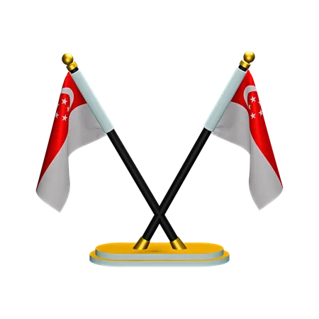 Singapore Flag  3D Icon