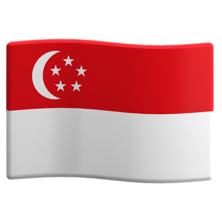 Singapour  3D Icon