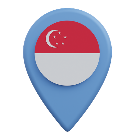 Emplacement à Singapour  3D Icon