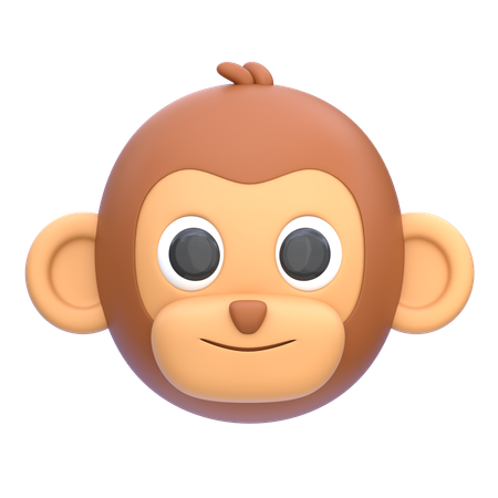 Singe  3D Icon