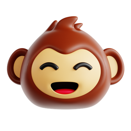 Singe  3D Icon