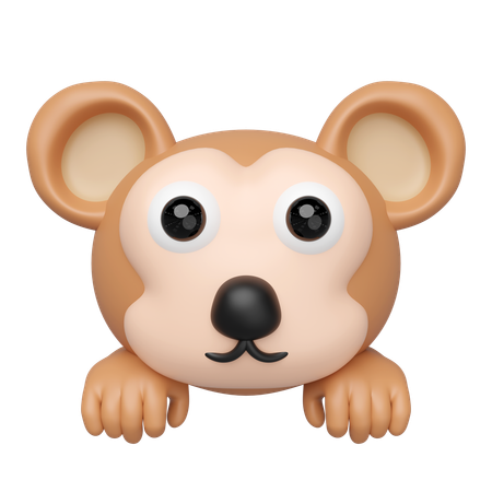 Singe  3D Icon