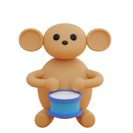 Singe  3D Icon