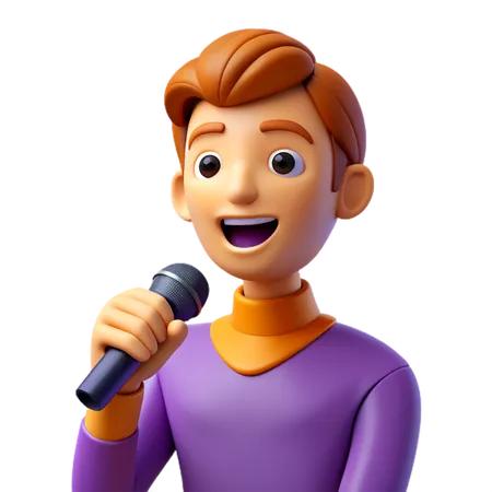 Singer  3D Icon