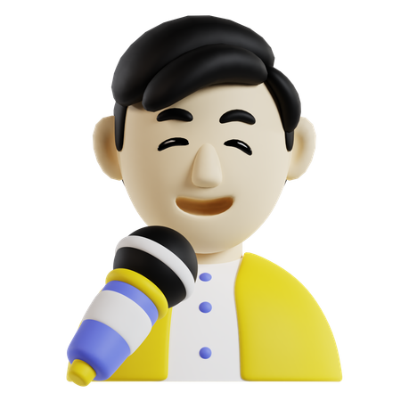 Singer  3D Icon