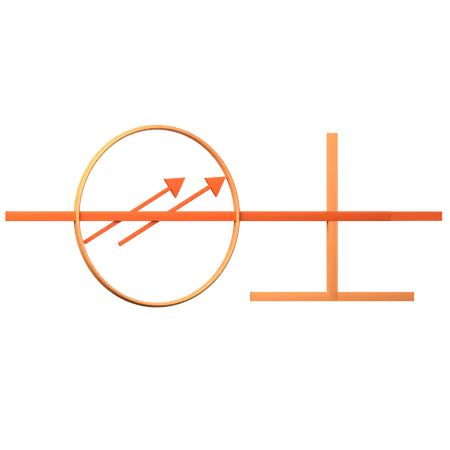 Single Mode Stepped Index Optical Fibre  3D Icon