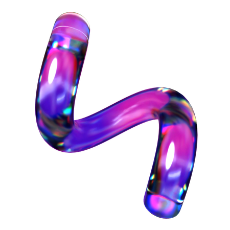 Single Twirl  3D Icon