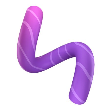 Single Twirl  3D Icon