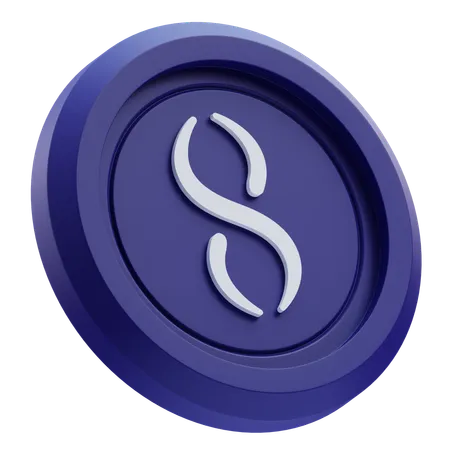 SingularityNET Cryptocurrency  3D Icon