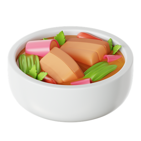 Sinigang  3D Icon