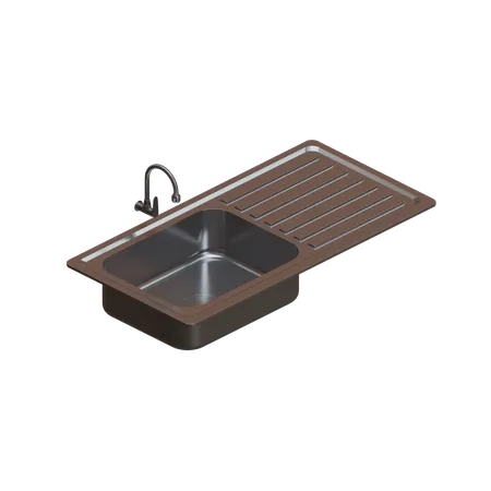 Sink 3 D Design Element 3D Icon
