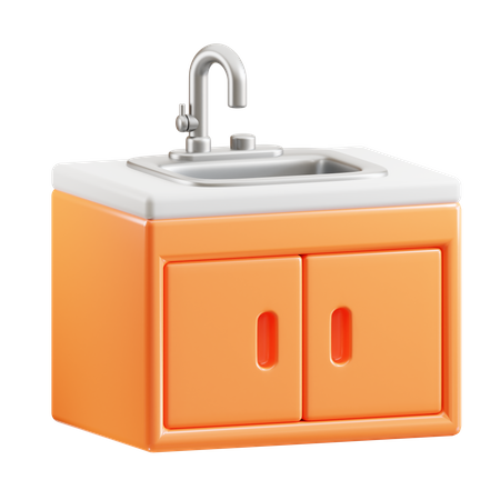 Sink  3D Icon