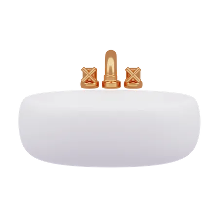 Bathroom Furniture 3D Icon