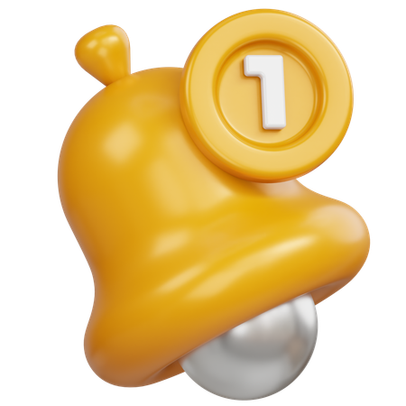 Sino de notificação  3D Icon