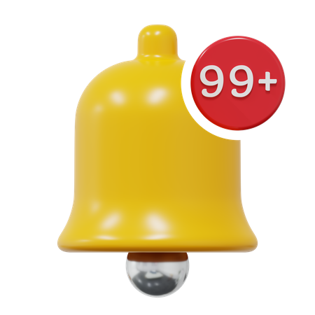 Sino de notificação  3D Icon