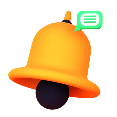 Sino de notificação  3D Icon