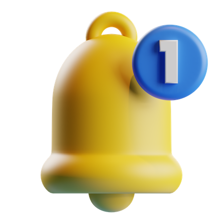 Sino de notificação  3D Icon