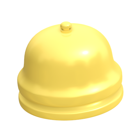 Sino de recepção dourado  3D Icon
