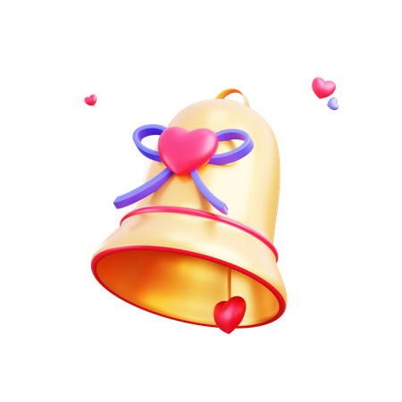 Sino do amor  3D Illustration