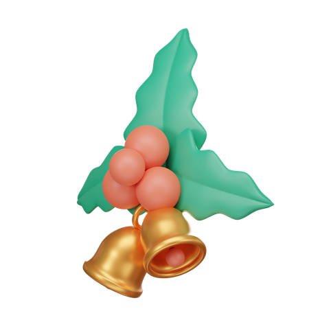 Sino de visco de natal  3D Icon