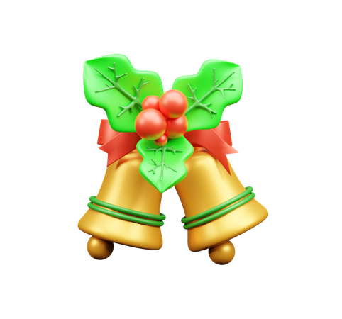 Sinos de natal  3D Icon