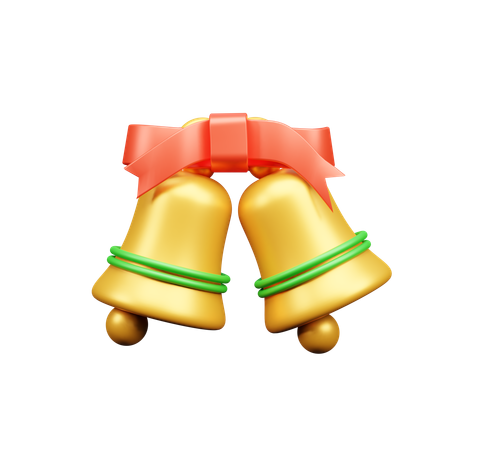 Sinos de natal  3D Icon