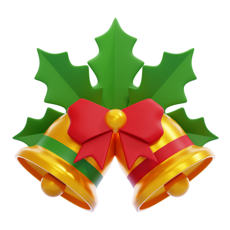 Sinos de natal  3D Icon