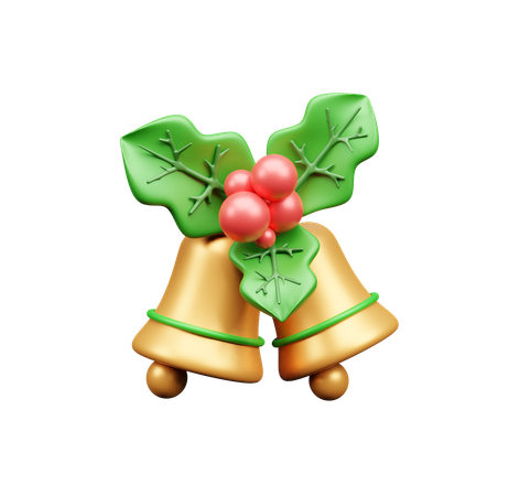 Sinos de natal  3D Icon