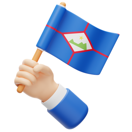 Sint Eustatius Flag  3D Icon