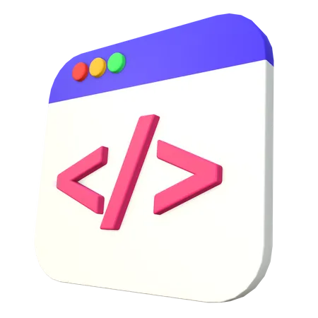 Sintaxis de programación  3D Icon