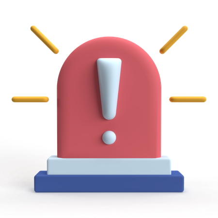 Siren  3D Icon
