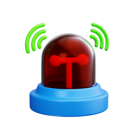 Siren Alarm  3D Icon