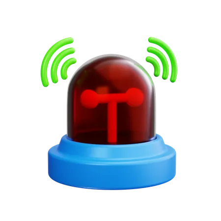 Siren Alarm  3D Icon