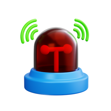 Siren Alarm  3D Icon