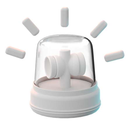 Siren Light  3D Icon