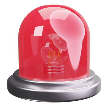 Siren Light  3D Icon