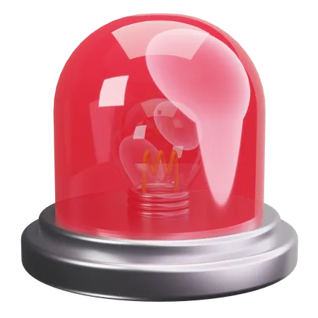 Siren Light  3D Icon
