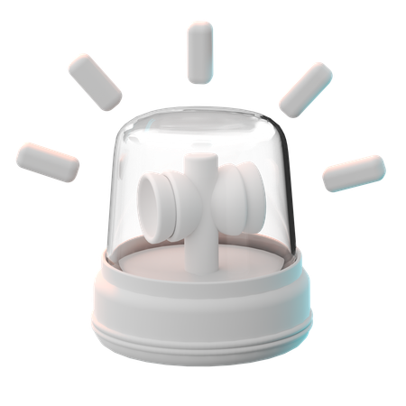 Siren Light  3D Icon