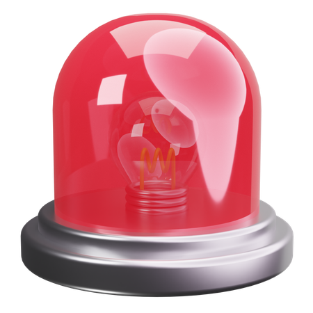 Siren Light  3D Icon
