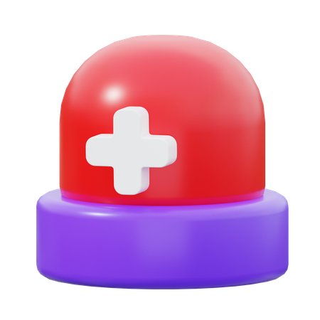 Sirena de emergencia  3D Icon