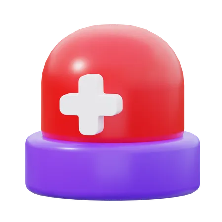 Sirena de emergencia  3D Icon