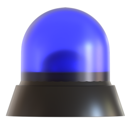 Sirena de policia  3D Icon